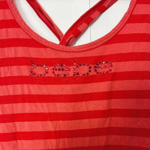 Y2K Bebe Striped Sleeveless Top - Picture 2 of 5